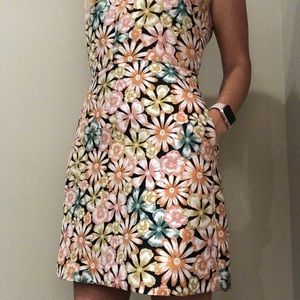 Banana republic floral print dress